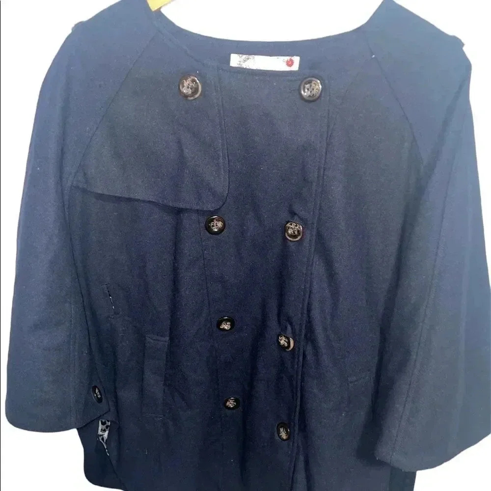 Flying tomato blue jacket wool blend‎ size Large